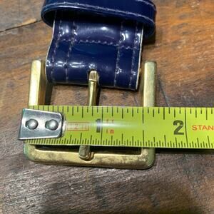 James Kenrob 60's retro mod patent leather belt